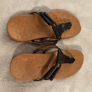 EUC VIONIC SANDALS ADJUSTABLE BLACK 8 1/2
